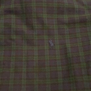 Ralph Lauren checkered shirt.